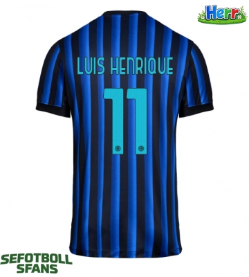 Inter Milan Luis Henrique #11 Hemmatröja 2025-26 Kortärmad